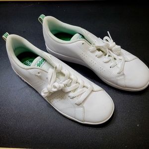 Adidas white/green sneackers